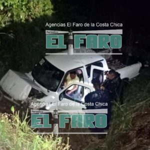 ROJA LA CAMIONETA ACCIDENTADA