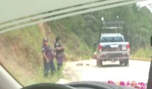 ROJA LA PATRULLA EN EL LUGAR DONDE FUE EMBOSCADA (2)