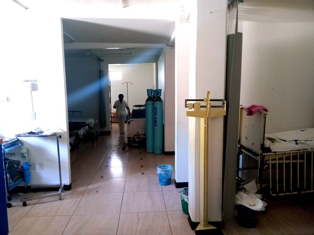 SAN LUIS Trabajando de manera normal en el hospital (2)