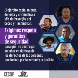 estado piden cese la represion