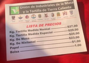 ESTADO AUMENTA PRECIO DE TORTILLA EN TC