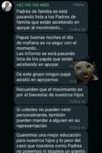 OME EL MENSAJE ENVIADO