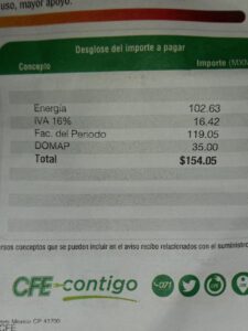 OME LOS RECIBOS CON EL COBRO (2)