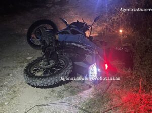 roja la victima en su moto
