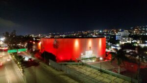 CONGRESO ILUMINADO ROJO