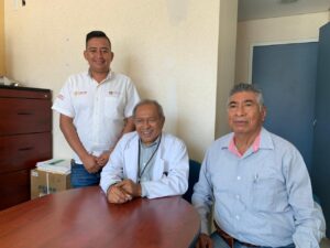 OME Lenin Dimas, Tomás Molina y Mario Rosendo