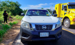 ROJA LA CAMIONETA EN QUE VIAJABA