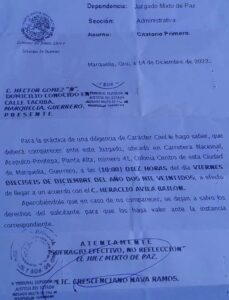 ROJA LA DEMANDA CONTRA EL MECÁNICO