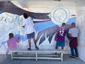 CONGRESO Realización del mural (2)