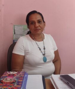 Marquelia Evelin Suhey Vargas Lobato, psicóloga del DIF Marquelia