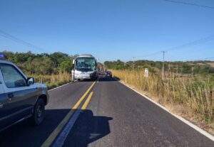 ROJA Recta donde ocurrió el accidente
