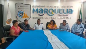 Marquelia La conferencia de prense