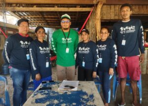 Marquelia Voluntarios del campamento Tortuguero