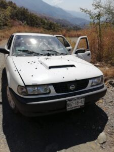 ROJA EL TSURU EN EL QUE VIAJABAN