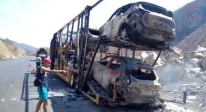 ROJA SE INCENDIA NODRIZA