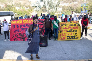 roja La activista Marisela Núñez