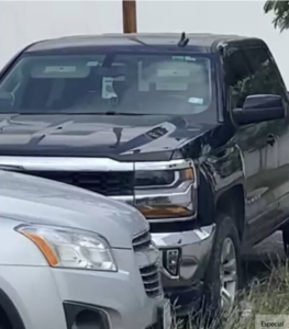 roja la camioneta que usaron