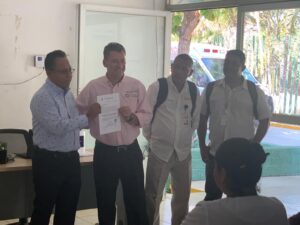XOCHIS Durante el cambio del administrador