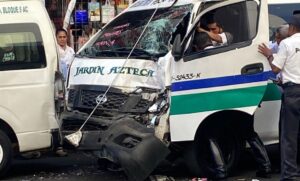 roja el accidente
