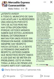 ROJA MENSAJE