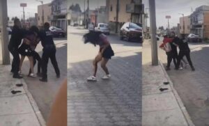 ROJA SUJETO BALEA A SU PAREJA