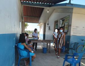 Marquelia.-Centro de Salud está aplicando vacuna anti Covid-19