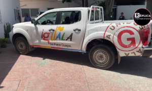ROJA CAMIONETA BALEADA