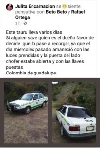 ROJA LA PUBLICACIÓN REALIZADA