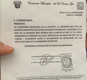 ROJA LOS AVISOS