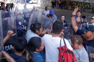 estado protesta en la capital
