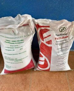 OME Los bultos de fertilizante