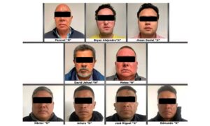 roja los 9 detenidos