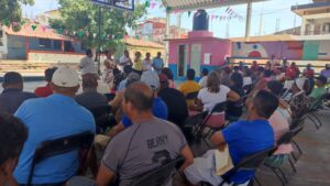 Marquelia Durante la reunión