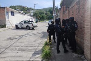 ROJA LUGAR DEL HOMICIDIO del delegado