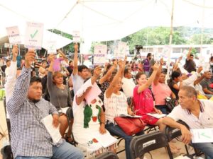 SAN LUIS delegadas de san luis votando