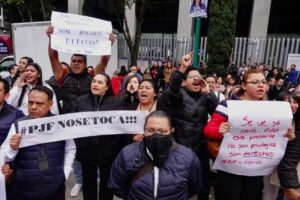 NACIONAL PROTESTAN EMPLEADOS DEL PJ