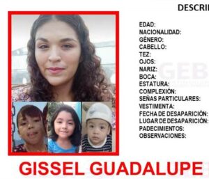 ROJA Gissel y sus pequeños