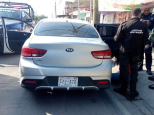 roja el auto