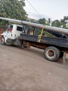 OME Llegada de los postes