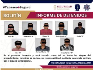 ROJA LOS DETENIDOS