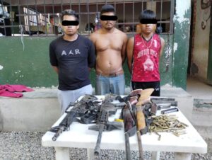 pricnipal LOS DETENIDOS Y LAS ARMAS