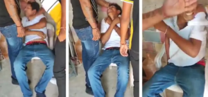 ROJA-CHOFER-GOLPEADO