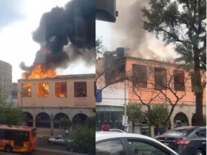 ROJA RESTAURANTE INCENDIADO EN TLALPAN