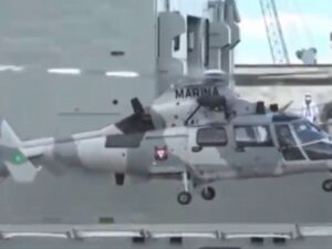 ROJA SE DESPLOMA HELICÓPTERO