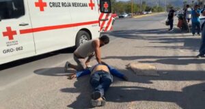 roja la victima