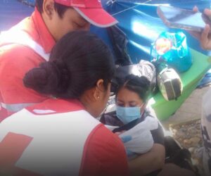 roja rescate del bebe