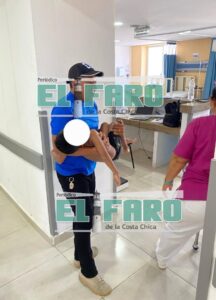 ROJA El niño fue trasladado al Cessa