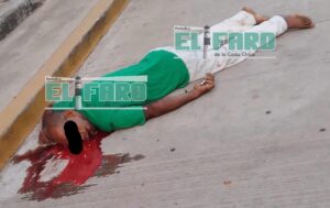 roja el occiso en Juchitán