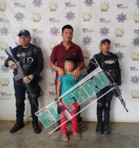 ROJA EL MENOR CON SU PAPÁ
