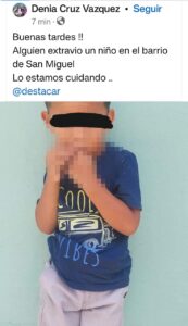 ROJA EL MENOR EXTRAVIADO